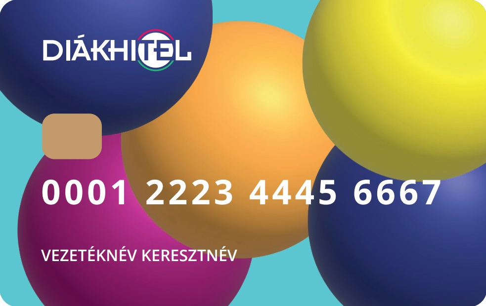Példa DiákHitel bankkártya